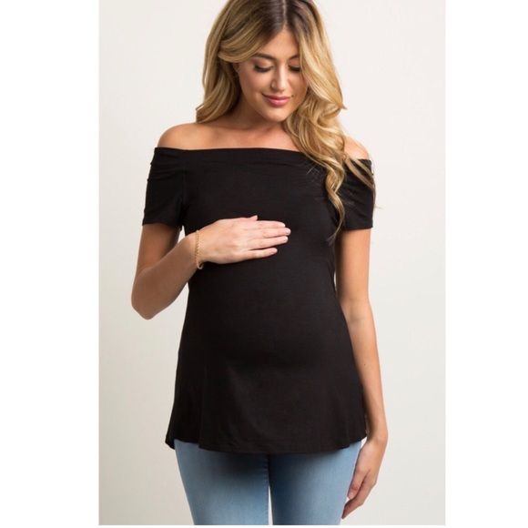 Pinkblush Tops - 🔷BOGO🔷 🆕 Pinkblush off shoulder maternity top